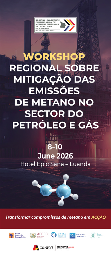 Produção de merchandisig para o Workshop regional sobre mitigação das emissões do metano no sector do petróleo e gás (Luanda)