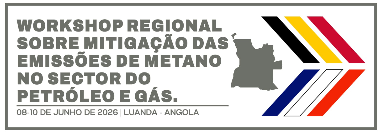 Produção de merchandisig para o Workshop regional sobre mitigação das emissões do metano no sector do petróleo e gás (Luanda)